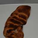 Copper Red Ginger Wig 26 Inch Long Wavy Wigs for Women - Auburn Wig Heat Resistant Synthetic Hair Middle Part Curly Wig Natural Look for Daily Party Cosplay Costume Use