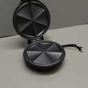 Baker's Friend Electric Quesadilla Maker with Extra Stuffing Design, 9.5 Inch with Easy Slice 6 Wedge, Non Stick Surface, Non-Slip Feet, Grilled Cheese Maker Machine, Graphite Black