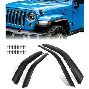 Fender Flares Compatible with 2018-2026 Jeep Wrangler JL Low Fenders Only