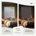 CHICOLOGY Cordless Mini Blinds for Indoor Windows, 36" W x 84" H, White Vinyl 1" Slats with Tilt Wand, Light Filtering to Room Darkening, Moisture-Resistant, Child-Safe, Screw-Mount Installation