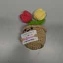 Appreciation Gifts for Coworkers 2026, Positive Crochet Tulips Plants, Inspirational Mentors Nurses Boss Teacher Thank You Gift, Never Forget The Difference You Make Birthday Gifts for Women Men