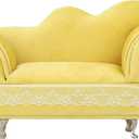 Dollhouse Furniture Jewelry Box, Openable Sofa Jewelry Box 1/6 Sofa Cushions for Dollhouse Living Room Miniature Dollhouse Accessories Dolls House Furniture Couch (Loveseat Sofa(7.1 X 5.1 X 2.8in))