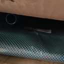 Adjustable Leaf Rake 30-65 Inch  30 Tines Garden Rakes with Non-Slip Handle&Quick-Detach Head Lightweight Yard Rake for Wet Leaves, Pine Needles, Gravel (Black)