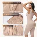 M MYODRESS Fajas Colombianas Moldeadoras Faja Body Shaper Tummy Control Shapewear for Women Post Surgery Compression Garment (XXXL)