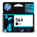HP 564 Black Ink Cartridge | Works with DeskJet 3500; OfficeJet 4620; PhotoSmart B8550, C6300, D5400, D7560, 5510, 5520, 6510, 6520, 7510, 7520, Plus, Premium, eStation Series | CB316WN