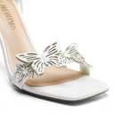DREAM PAIRS Lace Up High Heels Stilletos Heels for Women Strappy Gladiator Open Square Toe Fashion Dressy Wedding Bridal Pumps Sandals, Size 9.5