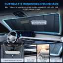 Windshield Sun Shade for Toyota 4Runner 2010-2026 Custom Fit