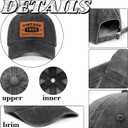 80/70/60/50th Birthday Gifts for Him Her, Unique Ideal Gifts 1945/1955/1965/1975 Vintage Hat for Men Women (Gray)