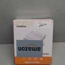 BBV Spice Rack Organizer, Double layer Seasoning Organizer for Cabinet Countertop, Kitchen, Pantry, Sliding Metal Chrome Spice Organization (9 inch)