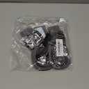 KOOLTAIL Dog Socks for Hot/Cold Pavement to Prevent Licking Paws, Dog Boots & Paw Protector for Hardwood Floors Anti Slip, Traction Control No Twist Grip Booties for Small Medium Large Senior Dogs L (Large (4 Pack), Tiger Grey)