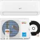 12,000 BTU Mini Split Air Conditioner, with Heat Pump, Energy Star, 21 SEER2 Inverter, 24H Timer, Auto Clean, Remote Control for Rooms up to 750 Sq.Ft, 208-230V (Airtural Series) Missing alot of items