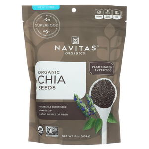 Navitas Organics Chia Seeds, 16 oz. Bag - BBD 10-2026
