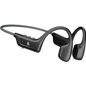 Bone Conduction Headphones, Open Ear Wireless Bluetooth 5.4 Headphones, 10H Playtime, Lightweight Sport Headphones with Mic, Sweatproof Running Headset for Workout Cycling, Black