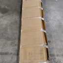 Bellemave Queen Over Queen Size Bunk Bed Frame with Storage Shelves and LED Lights,Heavy Duty Adult Bunk Beds with Angled Ladder,Metal Queen Bunk Bed,Woodgrain