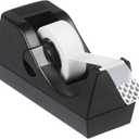 Amazon Basics Weighted Desktop Tape Dispenser with Non-Skid Base, Desk Accessory, 3-Pack