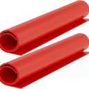 2 PCS 20" x 20" Insulated Rubber Mat 1000V – Electrical Safety Mat High Voltage Insulation Pad, Non-Slip Red Rubber Mat for Electrical Work, Industrial & Workshop Use (2)