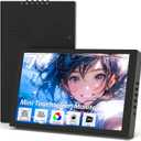 Small Monitor Touchscreen 7 Inch HD 1280x800 Type C HDMI Ports Mini Portable Monitor IPS LED Display for PC Laptop Ras Pi, Built-in Speakers