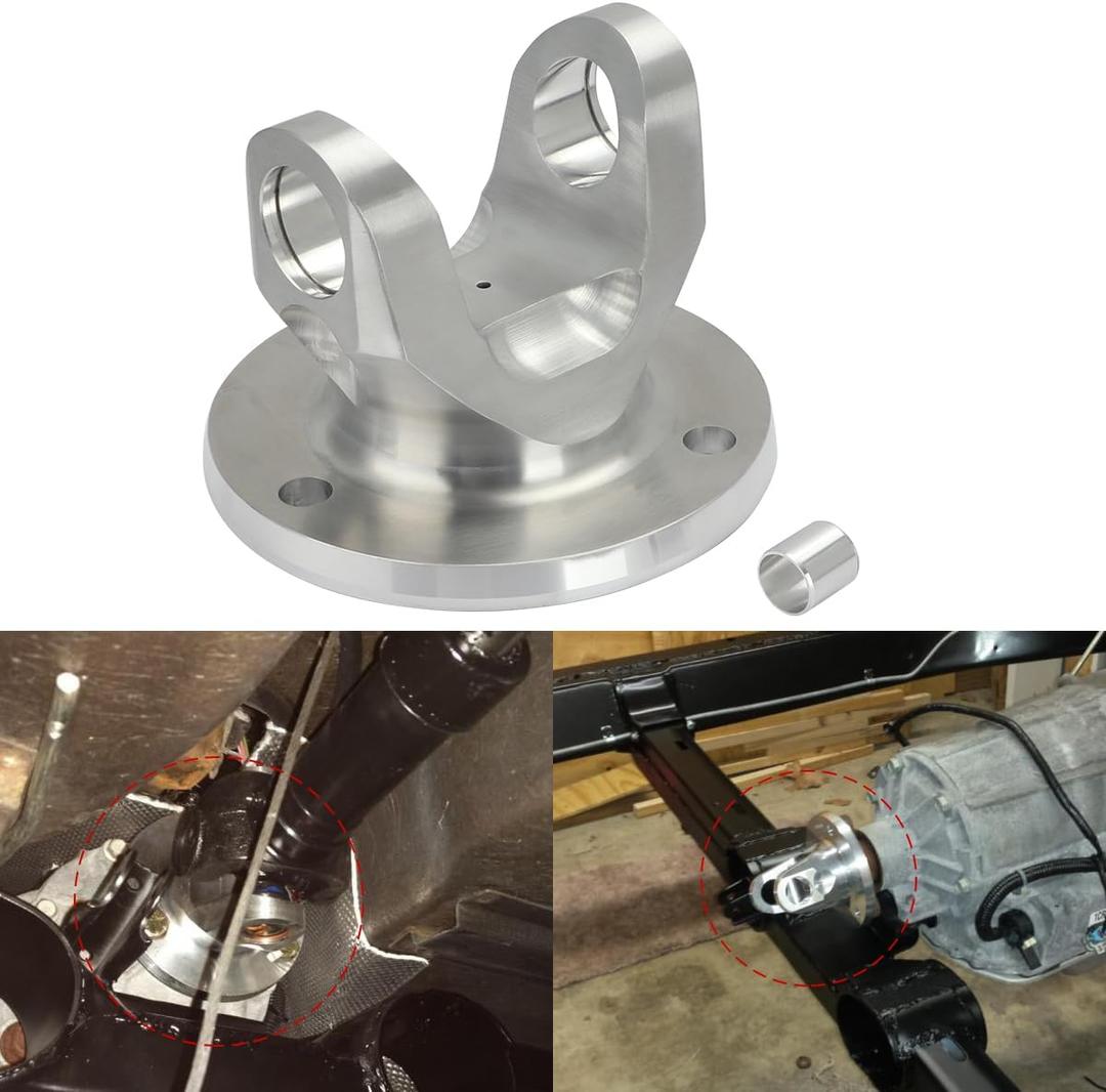 For GM 6L80 6L90 8L90 10L80 10L90 TR6060 TR3160 Transmission 3-Bolt Adapter Flange Yoke Kit
