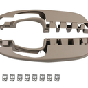 APPERFiT Interior Door Pull Handle (Beige/Neutral) Compatible with 2003-2018 Chevrolet Chevy Express GMC Savana Van 1500 2500 3500 Left Driver & Right Passenger Side Replaces 10388389 10388386