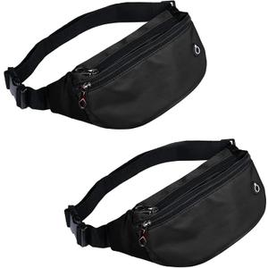 Fanny Pack for Men Women, Waterproof Sports Waist Bag Pack, Belt Bag for Travel Hiking Running