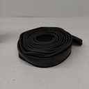 ToLanbbt Garage Door Bottom Rubber Seals 20 FT Garage Door Weather Stripping Kit Seal Strip Replacement with 5/16" T Ends & 2 End Plugs, Universal U+O Ring Weatherproof Rubber Bottom Seal, Black