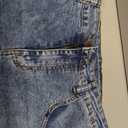 Utyful Barrel Jeans Women Cropped Baggy Trendy High Waisted Distressed Loose Stretch Denim Trouser Jeans with Pockets, Large