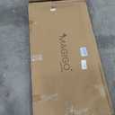 40"x 20" Extra Long Rectangle Black Walnut Wood Ottoman Tray