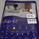 MR&HM Satin Pillowcase for Hair and Skin, Silk Satin Pillowcase 2 Pack, Queen Size Pillow Cases Set of 2, Silky Pillow Cover with Envelope Closure (20x30, Black Striped)