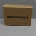 KUNSI Left Handed Mouse, 2.4G Wireless Left Handed Ergonomic Mouse with 800/1200/1600 Adjustable DPI, 6 Buttons Wireless Vertical Mouse for MacBook/Laptop/PC/DesktopBlack