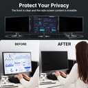 [2 Pack] 24 Inch Computer Privacy Screen for 16:9 Aspect Ratio Widescreen Monitor, Eye Protection Anti Glare Blue Light Computer Monitor Privacy Filter, Removable 24 in Protector Film