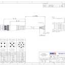 Elecbee M12 Connector A Code Single Male Head Straight Aviation Plug Electrical Cable (4 Pin 5M/16.4ft Cable)