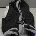 Lelepet Dog Coat Warm Dog Winter Coat Waterproof Dogs Jacket with Harness Built in Reflective Pet Fleece Vest Zip-Up Cold Weather Coats for Large Dogs Turtleneck & Windproof Coats Pitbull Black 2XL