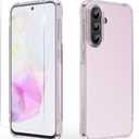 Osophter for Galaxy A56 5G Case: Clear Women Girls Boys with Screen Protector Reinforced Corners TPU Shock-Absorption Flexible for Samsung Galaxy A56 Phone Case-Clear