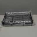 Geesta 2/3/4-Tier Upgraded Collapsible Cooling Rack with Adjustable 3 Setting Design Stackable Roasting Cooking Drying Wire Cooling Rack for Cookies Baking Gifts for Women (Black)