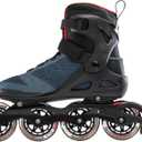 Rollerblade Macroblade 90 Men's Adult Fitness Inline Skate, Orion Blue/Spicy Orange, Performance Inline Skates, Size 10 Men