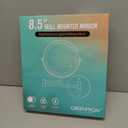 Rechargeable Wall Mounted Makeup Mirror Brushed Nickel, 8.5'' Magnifying Mirror with Lights Double-Sided 1X/10X 360 Rotation Extension Bathroom Shaving Mirror with Foldable Arm