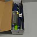 Microfiber Spray Mop for Floors Cleaning: Wet Dry Hardwood Floor Mops with 3 Washable Reusable Pads for Swiffer Powermop - Flat Mop with Sprayer for Tile Wood Laminate Vinyl Marble (Dark Blue)