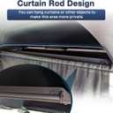 Van Headliner Shelf Fit for Mercedes Sprinter 2019-2025 Van with Curtain Rod, Carpet