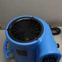 1/2 HP ETL Listed Carpet Dryer Fan, 2600 CFM Air Blower Mover for Home Drying, 15 Ft Long Cord Portable Floor Blower Fan with 3-Speeds Daisy Chain Function (Blue)