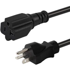 6Feet/1.83M Nema 5-20P Power Extension Cord, (UL CUL Listed) Heavy Duty 12AWG Nema 5-20P to 5-20R Extension Power Cable,20Amp T Blade Male to Female Cable