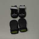 Hcpet Dog Boots for Large Dogs, Dog Shoes for Winter Snow Hot Pavement, Paw Protector Dog Booties Designed for Comfort and Breathability, Outdoor Booties for Small Medium Dogs for Hiking Black Size 3 (#3 (Width 1.77 inch) for 31-38 lbs)