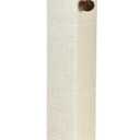 Amazon Basics Sturdy Cat Scratching Post for Indoor Cats & Kittens, Classic Single Post with Sisal Rope, Jute Fiber, Wood Base, Large (35.4"H), Brown