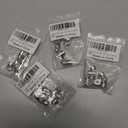 4 x 4mm to 4mm Rotatable Universal Steering Joint Shaft Coupling Connector L23x D9 with Screws with Wrench, 4pcs/Pack (Size: 4mm to 4mm)