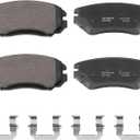 Premium Ceramic Disc Brake Pad Set - Compatible with Select Buick Cascada, LaCrosse, Regal; Cadillac ELR; Chevrolet Equinox, Impala, Malibu; GMC Terrain; Saab 9-5 + More; FRONT