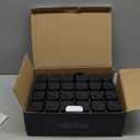 EDELHAUS Glass Spice Jars with Adjustable Rotating Lids (24 Pack)  4oz Seasoning Jars with 240 Labels, Funnel & Brush  Airtight Spice Containers for Kitchen Organization