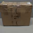 YOUR MOON Organic Wool Pillow Standard Size, Soft Support Gusseted Bed Pillow for Sleeping, Fluffy Thick Down Alternative Pillows for Side Sleeper, 100% Cotton Cover (White)