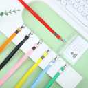 50 Pack Name Tag Lanyards with Id Holder, Clear Plastic Horizontal Name Tags Holders and Black Badge Lanyards with ID Holder for School Office Team Workers Volunteers (Multicolor)