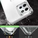 2 x for Motorola Moto G Power 2025 Case, Clear Soft TPU Anti-Yellowing, Wireless Charging Compatible, 4 Corners Airbag Ultra Slim Shockproof Protection Phone Cover for Moto G Power 5G 2025 (Clear)