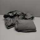 DREAMCARE California King Sheet Sets - Cooling Bed Sheets - 4pcs Set - up to 15" Deep Pocket Cal King Sheets - California King Sheets - Soft & Lasting 100% Brushed Polyester with Side Pocket - Gray