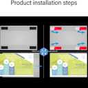 3X5 Inch Clear Acrylic Sign Holder  Reusable Adhesive & Magnetic Strip Included  Peel & Stick Wall/Tabletop Display for Menus, Labels, Signage (10 Pack)